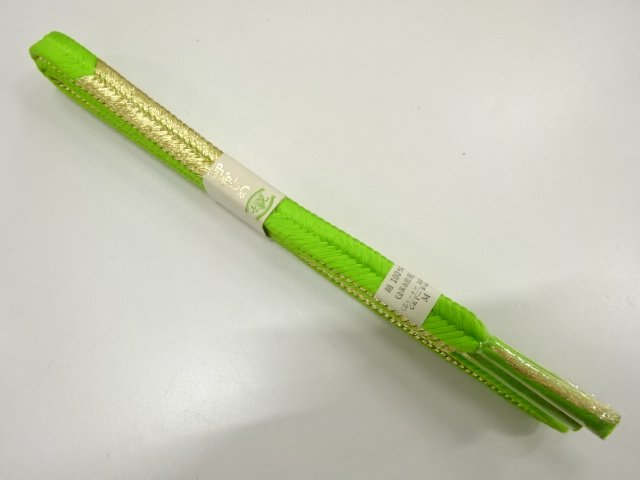 JAPANESE KIMONO / UNUSED HAND-TIED OBIJIME